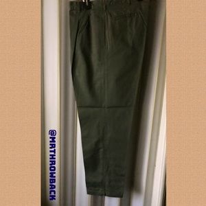 BRAND UNKNOWN, Sage Green Khaki Slacks, W38xL32